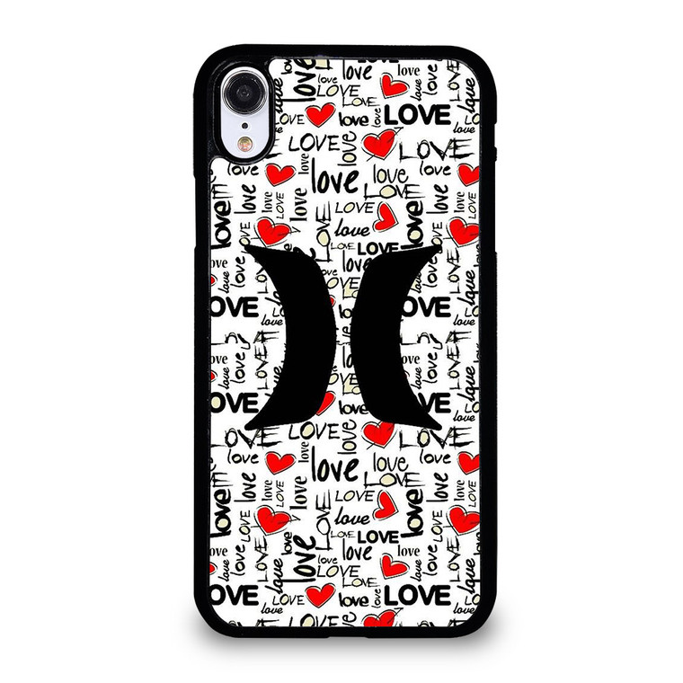 HURLEY LOGO PATTERN iPhone XR Case Cover