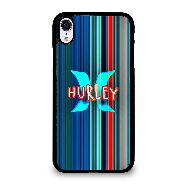 HURLEY STRIPE LOGO iPhone XR Case Cover