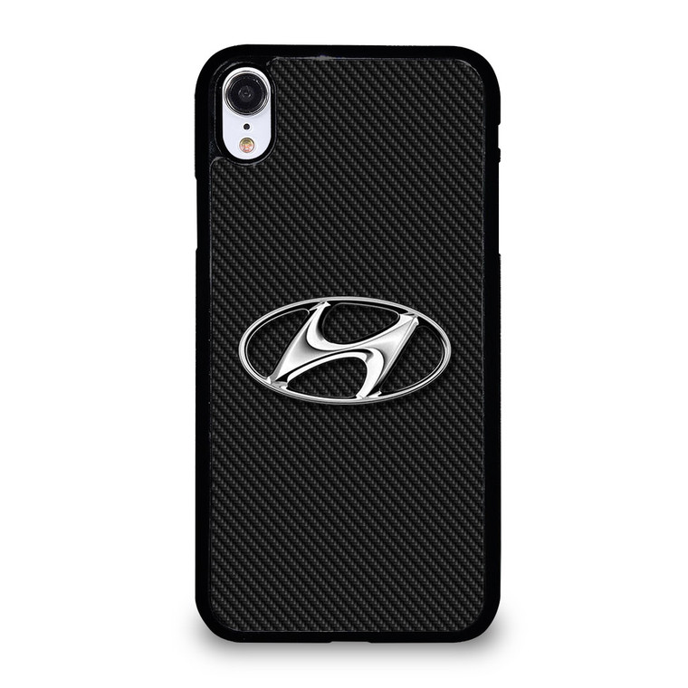 HYUNDAI CARBON LOGO iPhone XR Case Cover