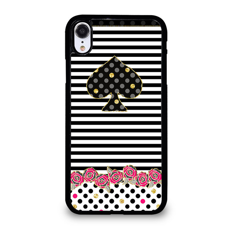 KATE SPADE PATTERN LOGO iPhone XR Case Cover