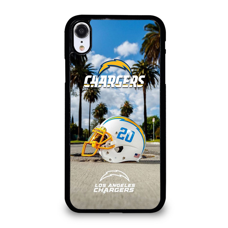 LOS ANGELES CHARGERS HELMET iPhone XR Case Cover