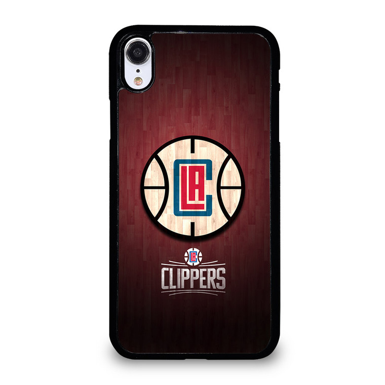 LOS ANGELES CLIPPERS WOODEN LOGO iPhone XR Case Cover