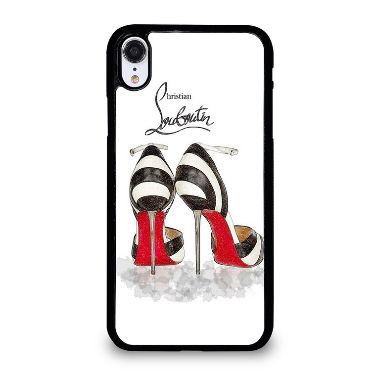LOUBOUTIN SHOES LOGO 2 iPhone XR Case Cover