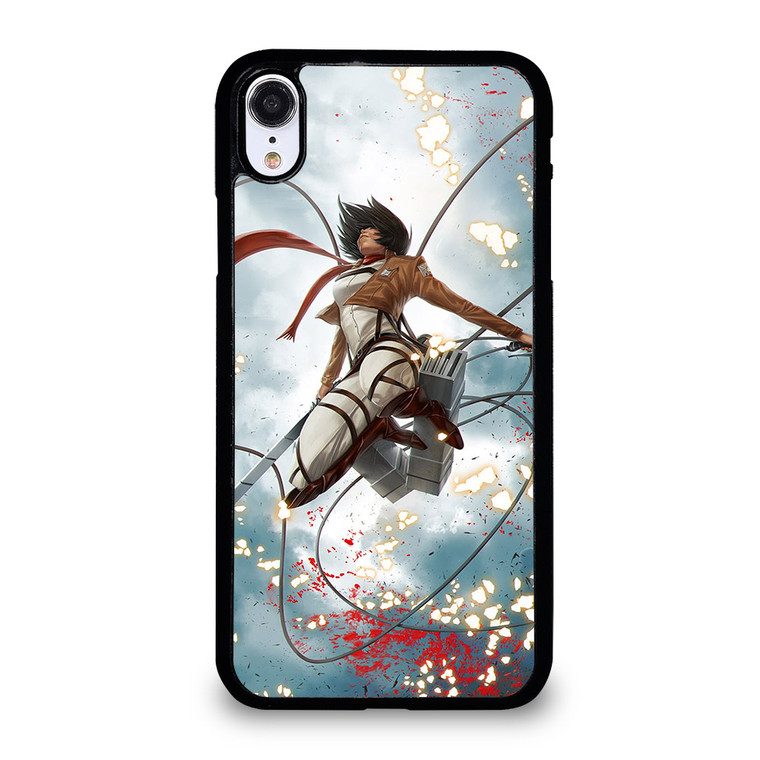 MIKASA ACKERMAN ATTACK ON TITAN iPhone XR Case Cover