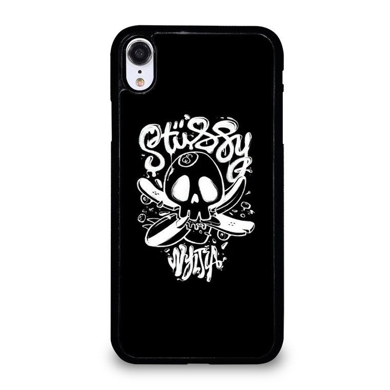 STUSSY SKULL LOGO iPhone XR Case Cover STUSSY SKULL LOGO iPhone XR Case Cover