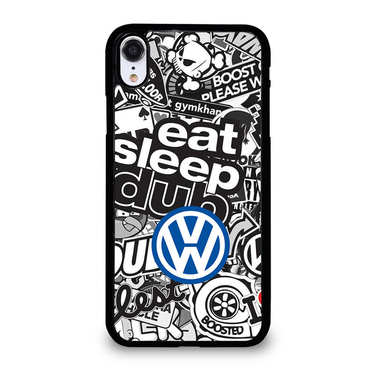 VW STICKER BOMB iPhone XR Case Cover