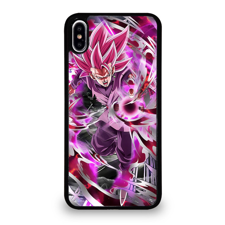 BLACK GOKU SS ROSE DRAGON BALL iPhone XS Max Case Cover