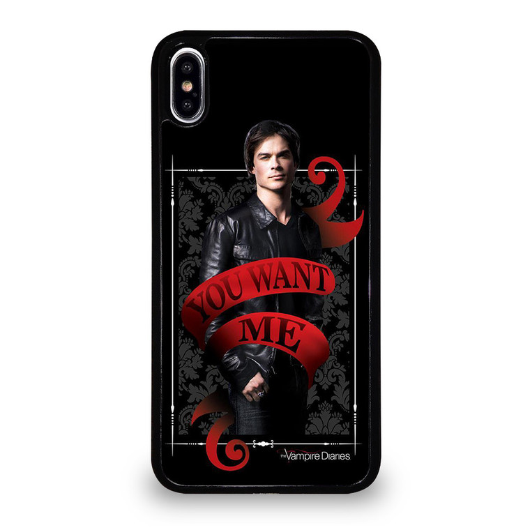 DAMON SALVATORE VAMPIRE DIARIES iPhone XS Max Case Cover