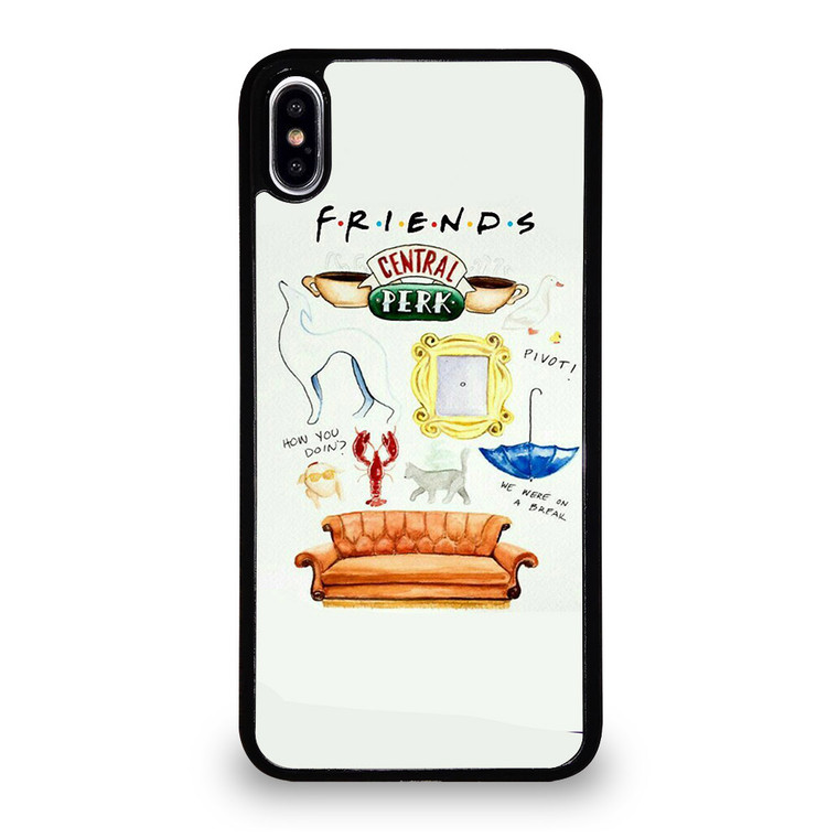FRIENDS CENTRAL PERK ART iPhone XS Max Case Cover