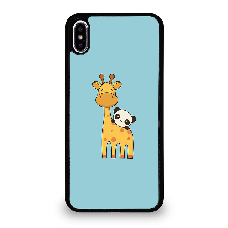 GIRAFFE AND PANDA iPhone XS Max Case Cover GIRAFFE AND PANDA iPhone XS Max Case Cover