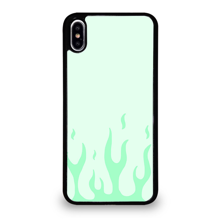 GREEN FLAME iPhone XS Max Case Cover