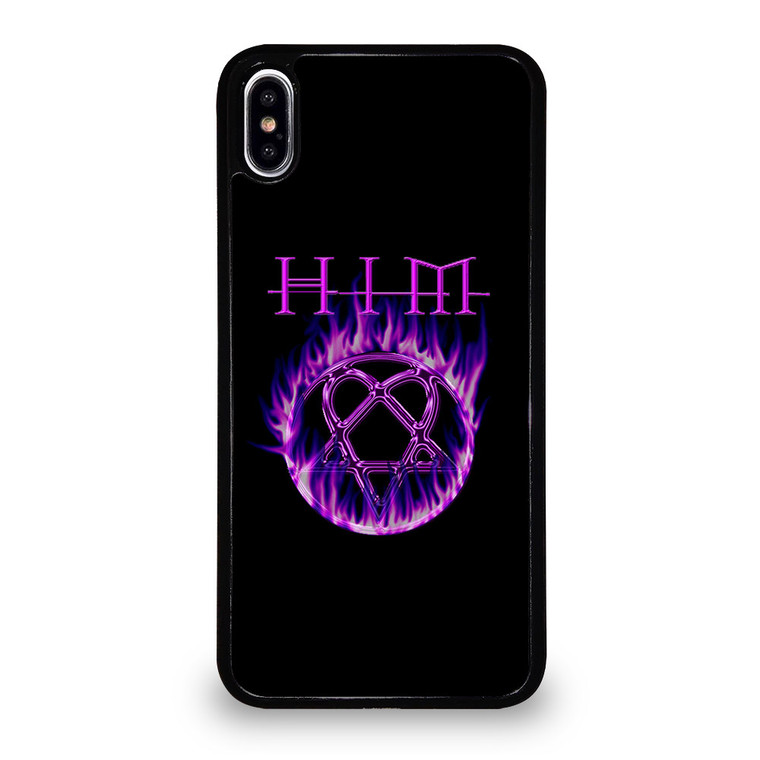 HIM BAND FLAME LOGO iPhone XS Max Case Cover