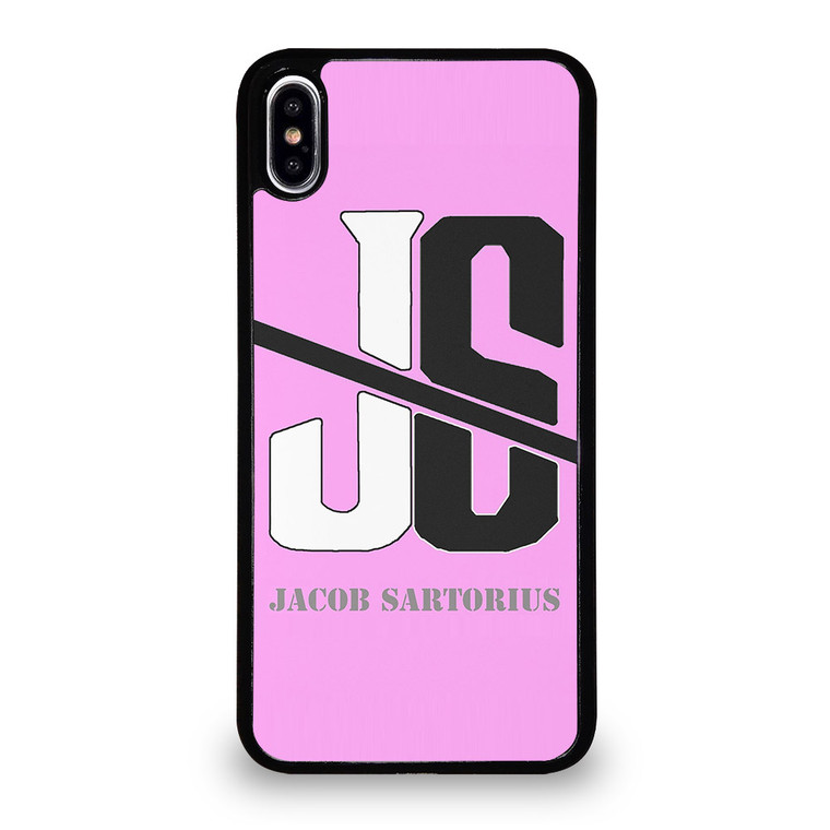JACOB SARTORIUS PINK LOGO iPhone XS Max Case Cover