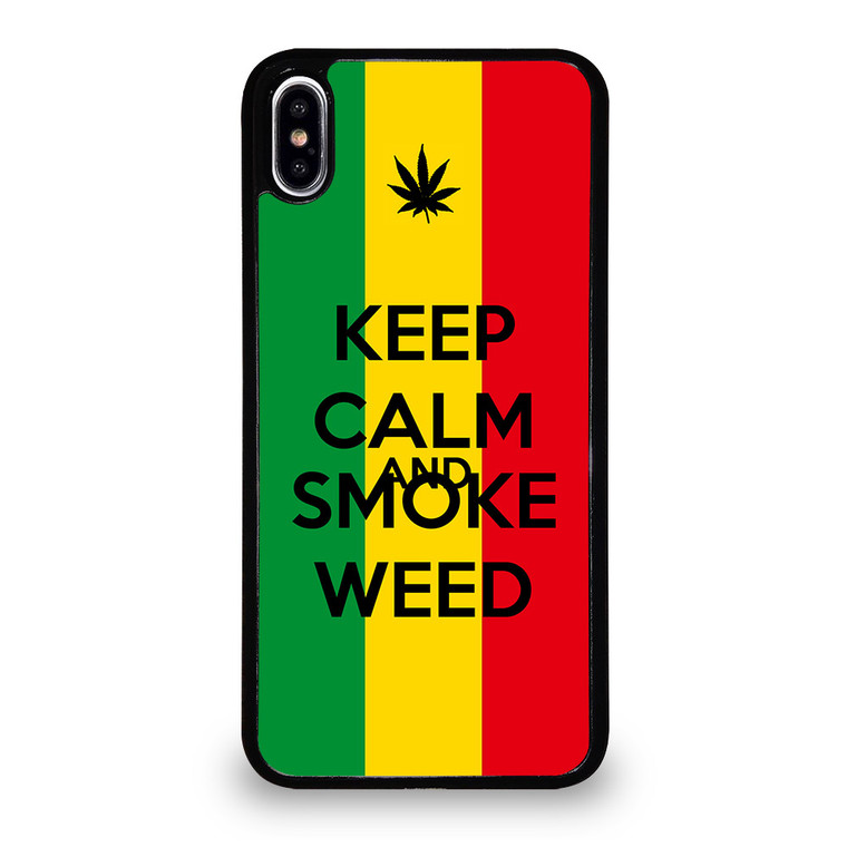 KEEP CALM AND SMOKE WEED 2 iPhone XS Max Case Cover