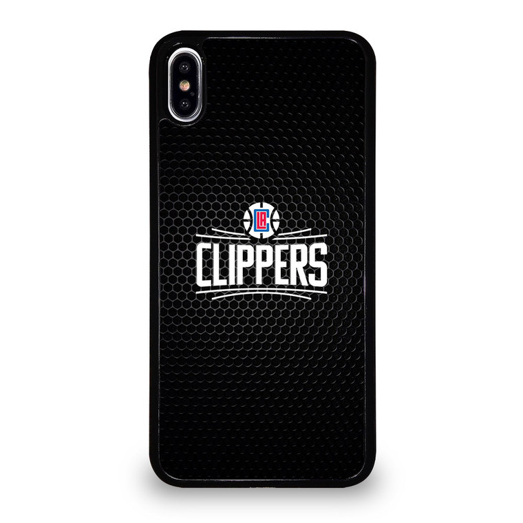 LOS ANGELES CLIPPERS METAL LOGO iPhone XS Max Case Cover LOS ANGELES CLIPPERS METAL LOGO iPhone XS Max Case Cover