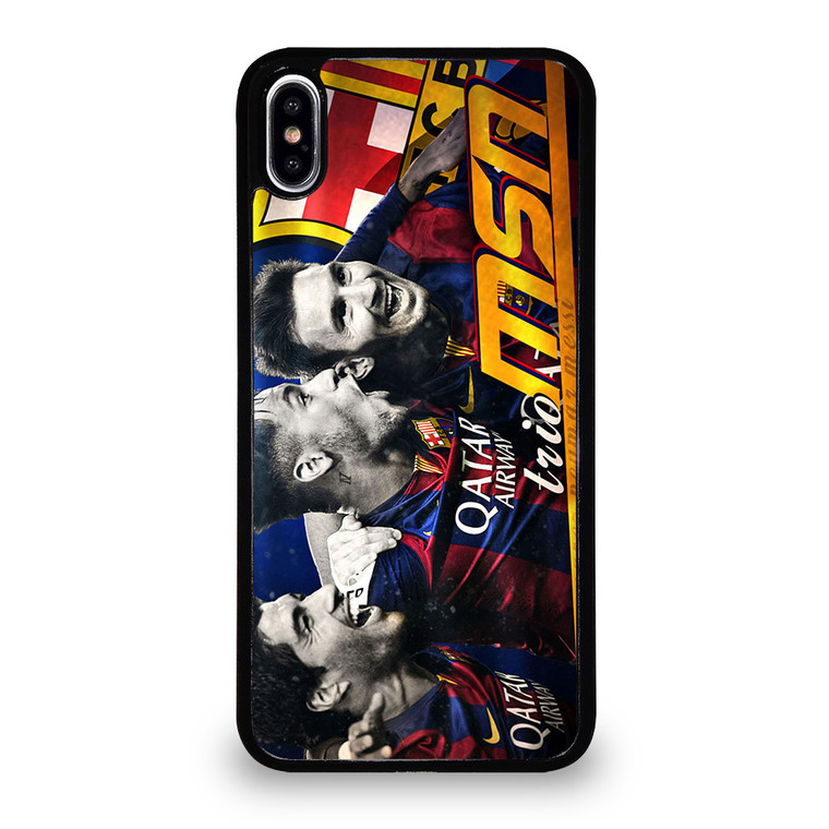 MESSI SUAREZ NEYMAR MSN 1 iPhone XS Max Case Cover