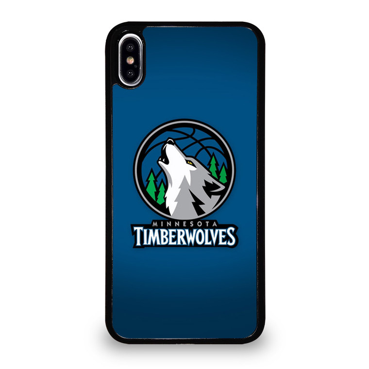 MINNESOTA TIMBERWOLVES LOGO BASKETBALL iPhone XS Max Case Cover