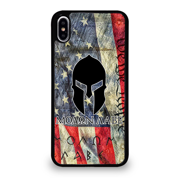 MOLON LABE AMERICAN FLAG iPhone XS Max Case Cover