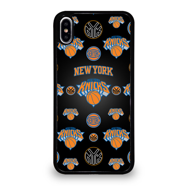 NEW YORK KNICKS PATTERN iPhone XS Max Case Cover