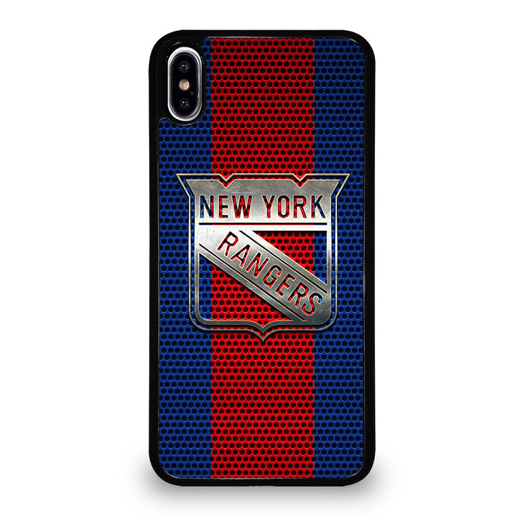 NEW YORK RANGERS METAL iPhone XS Max Case Cover