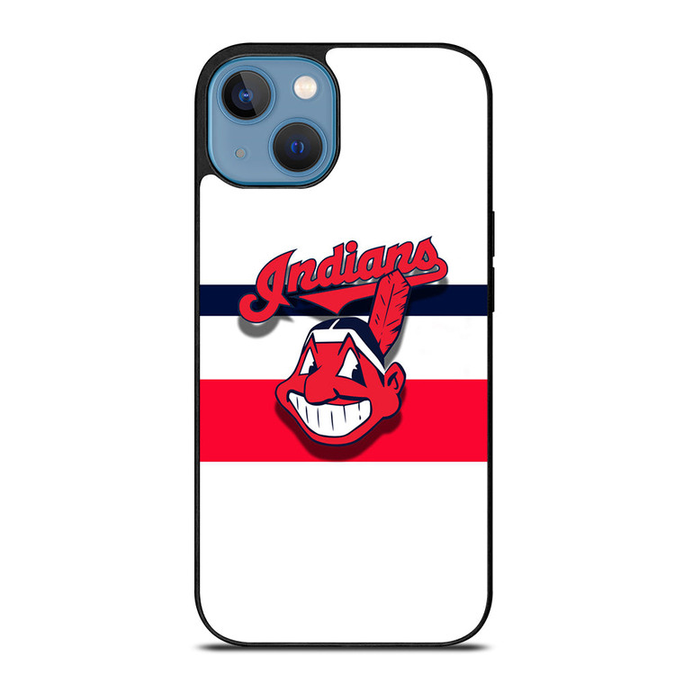 CLEVELAND INDIANS STRIPE LOGO iPhone 13 Case Cover