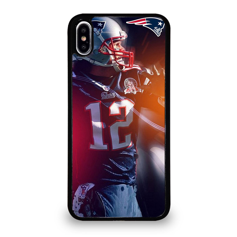 TOM BRADY GOAT PATRIOTS iPhone XS Max Case Cover TOM BRADY GOAT PATRIOTS iPhone XS Max Case Cover