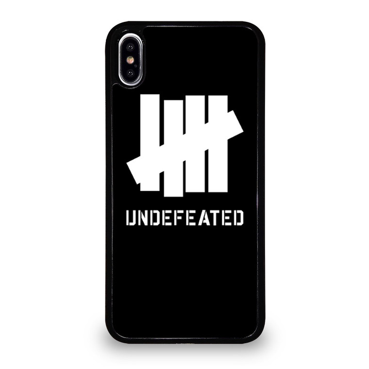 UNDEFEATED BLACK LOGO iPhone XS Max Case Cover