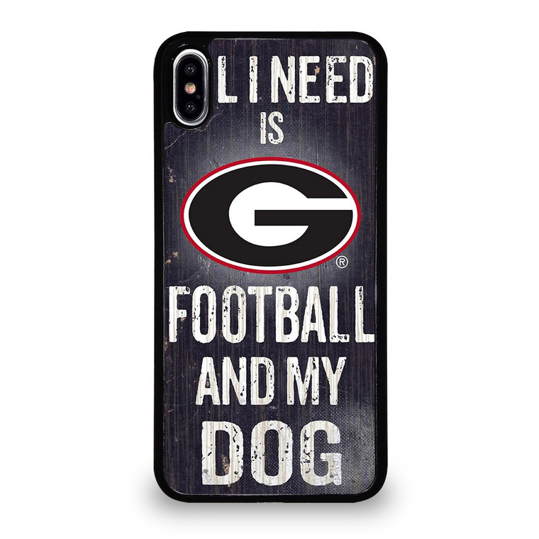 UNIVERSITY GEORGIA BULLDOGS 5 iPhone XS Max Case Cover