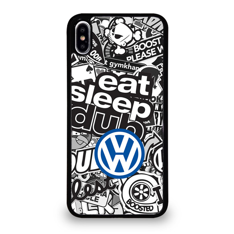 VW STICKER BOMB iPhone XS Max Case Cover