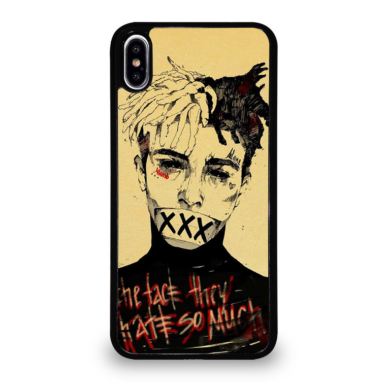 XXXTENTACION RAPPER FACE iPhone XS Max Case Cover