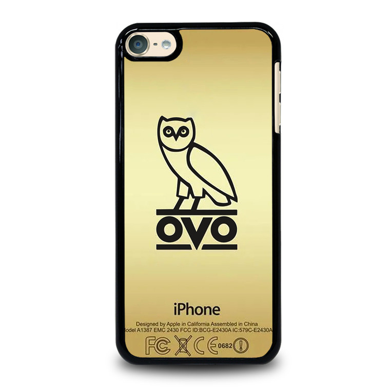 DRAKE OVOXO GOLD iPod Touch 6 Case Cover