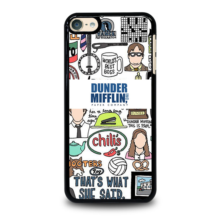 DUNDER MIFFLIN COLLAGE iPod Touch 6 Case Cover