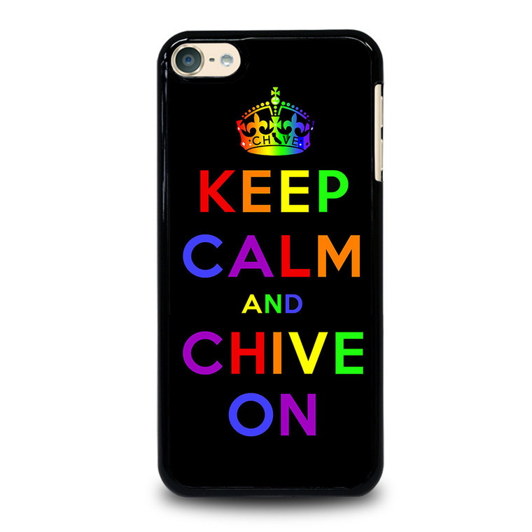 KEEP CALM AND CHIVE ON 1 iPod Touch 6 Case Cover