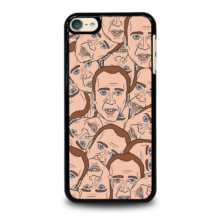 NICOLAS CAGE COLLAGE iPod Touch 6 Case Cover