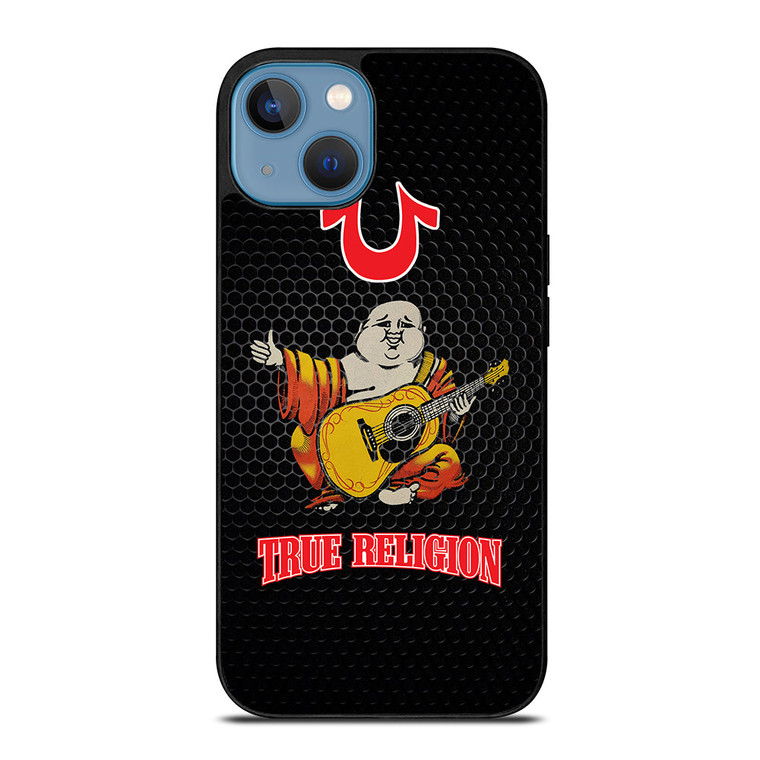 BIG BUDDHA TRUE RELIGION METAL LOGO iPhone 13 Case Cover