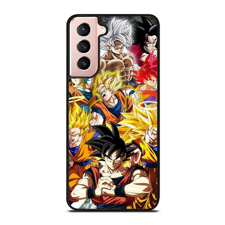 GOKU DRAGON BALL ALL SUPER SAIYAN Samsung Galaxy S21 Case Cover