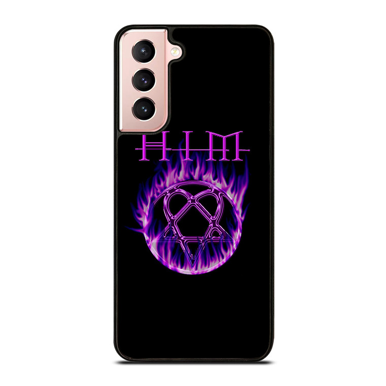 HIM BAND FLAME LOGO Samsung Galaxy S21 Case Cover