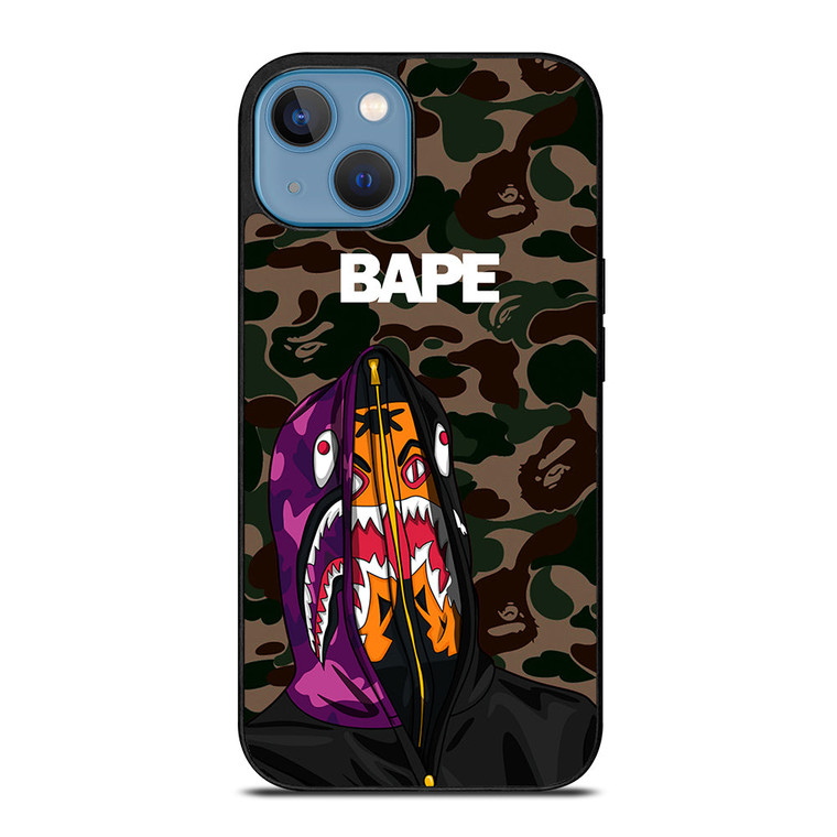BAPE CAMO SHARK 2 iPhone 13 Case Cover