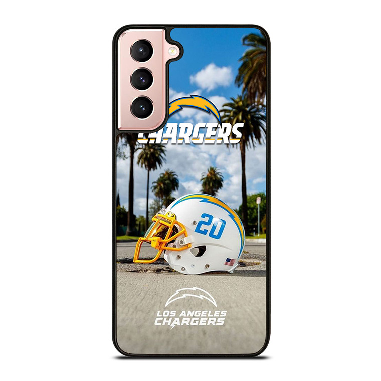 LOS ANGELES CHARGERS HELMET Samsung Galaxy S21 Case Cover LOS ANGELES CHARGERS HELMET Samsung Galaxy S21 Case Cover