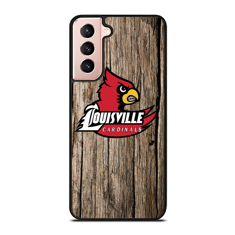 LOUISVILLE CARDINALS WOODEN Samsung Galaxy S21 Case Cover
