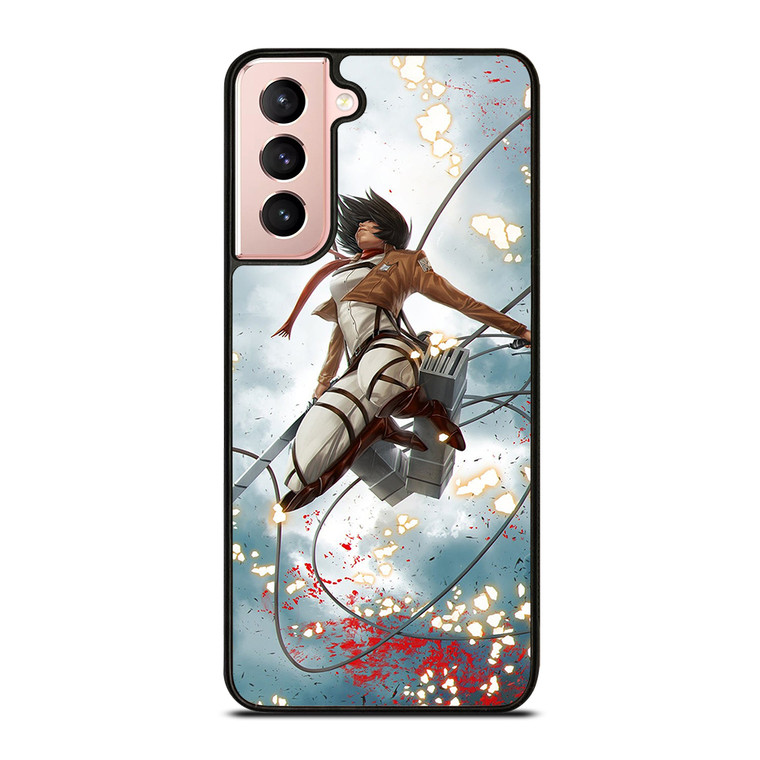 MIKASA ACKERMAN ATTACK ON TITAN Samsung Galaxy S21 Case Cover