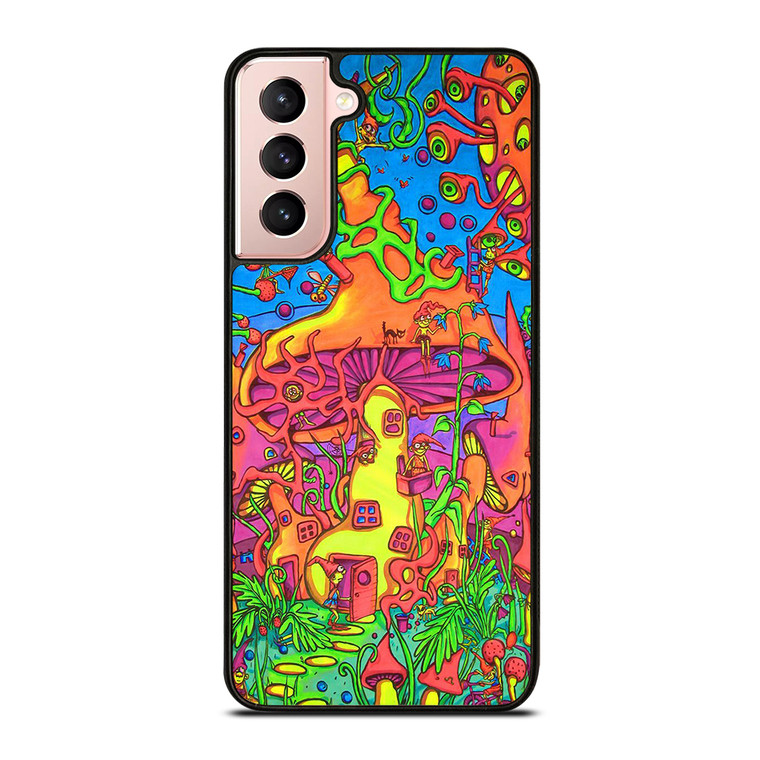 PSYCHEDELIC VISUALS HOUSE Samsung Galaxy S21 Case Cover PSYCHEDELIC VISUALS HOUSE Samsung Galaxy S21 Case Cover