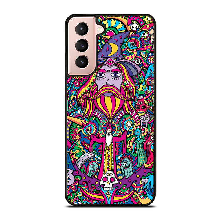 PSYCHEDELIC VISUALS WIZARD Samsung Galaxy S21 Case Cover PSYCHEDELIC VISUALS WIZARD Samsung Galaxy S21 Case Cover