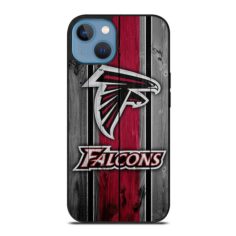 ATLANTA FALCONS WOODEN iPhone 13 Case Cover