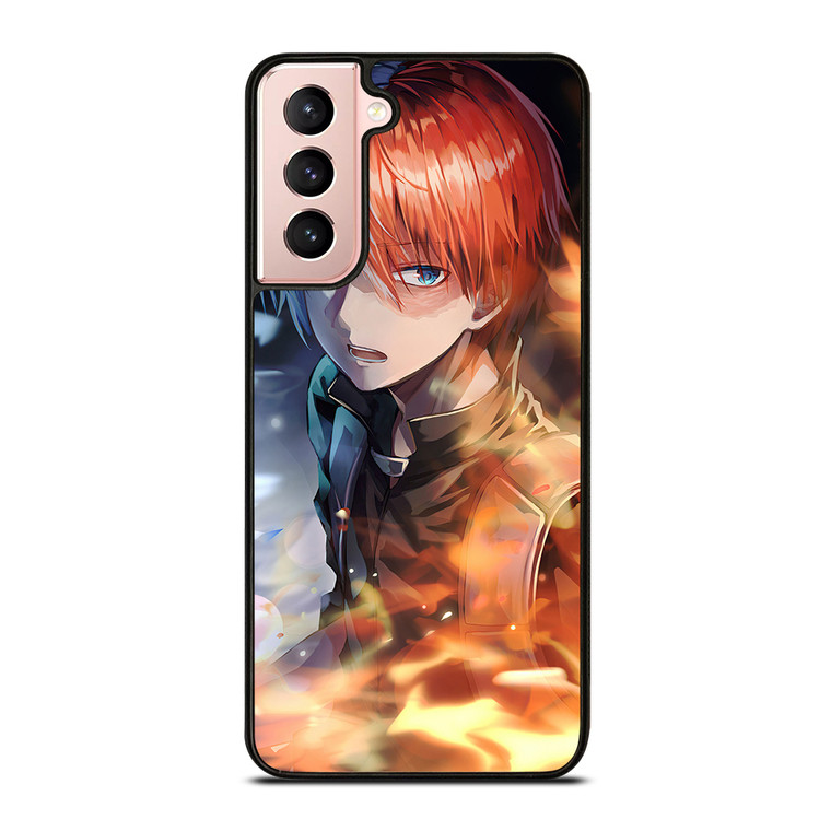 SHOTO TODOROKI FACE MY HERO ACADEMIA Samsung Galaxy S21 Case Cover