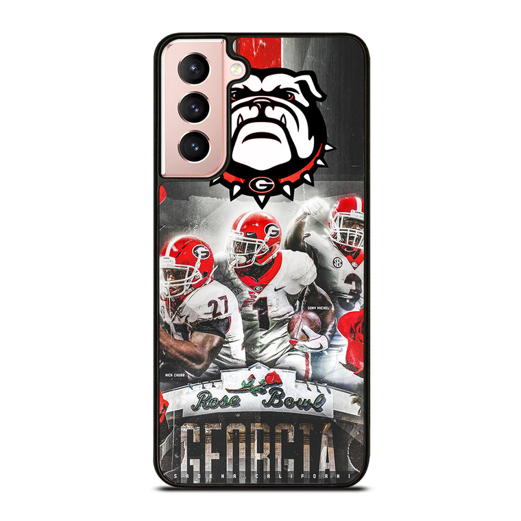 UGA GEORGIA BULLDOGS ROSE BOWL Samsung Galaxy S21 Case Cover