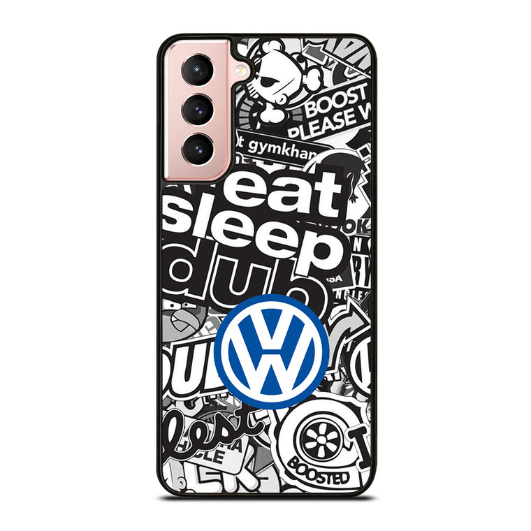 VW STICKER BOMB Samsung Galaxy S21 Case Cover