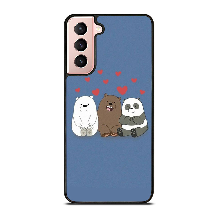 WHO WE BEAR PANDA BEAR Samsung Galaxy S21 Case Cover WHO WE BEAR PANDA BEAR Samsung Galaxy S21 Case Cover