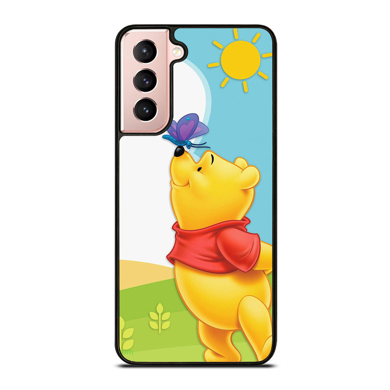 WINNIE THE POOH BUTTERFLY Samsung Galaxy S21 Case Cover