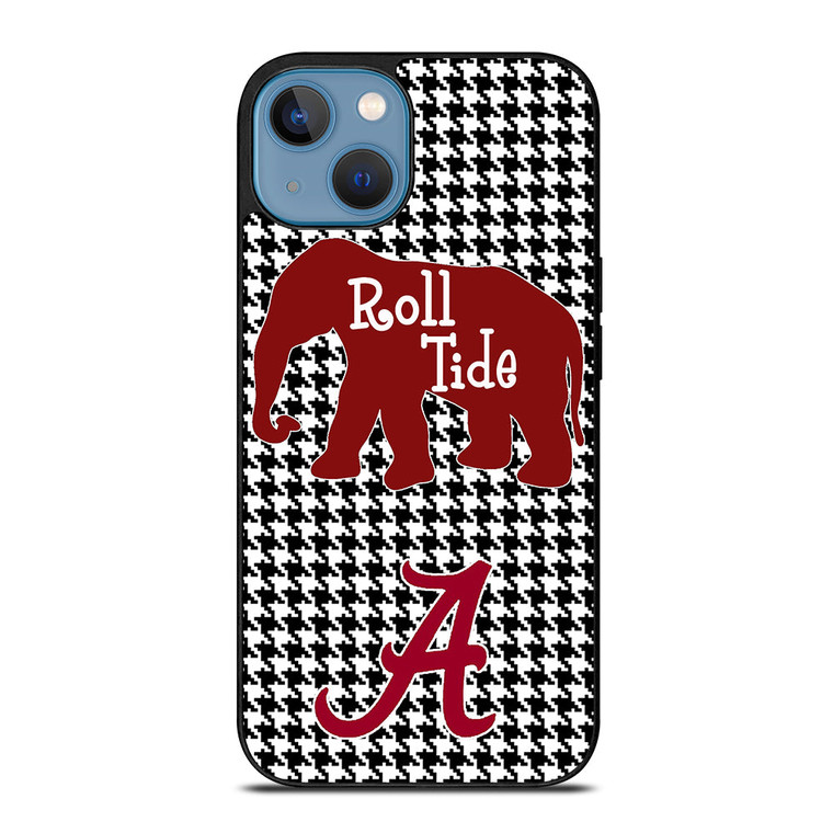 ALABAMA CRIMSON TIDE HOUNDSTOOTH iPhone 13 Case Cover